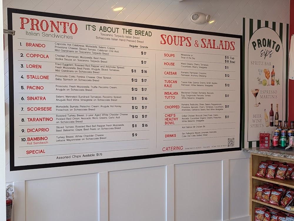 Pronto Italian Sandwiches Grande Scorsese